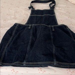 Jean pinafore